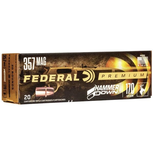 Federal Premium Hammer Down 357 Mag 170gr Bonded HP 20rds. (LG3571 ) — Eagle Firearms