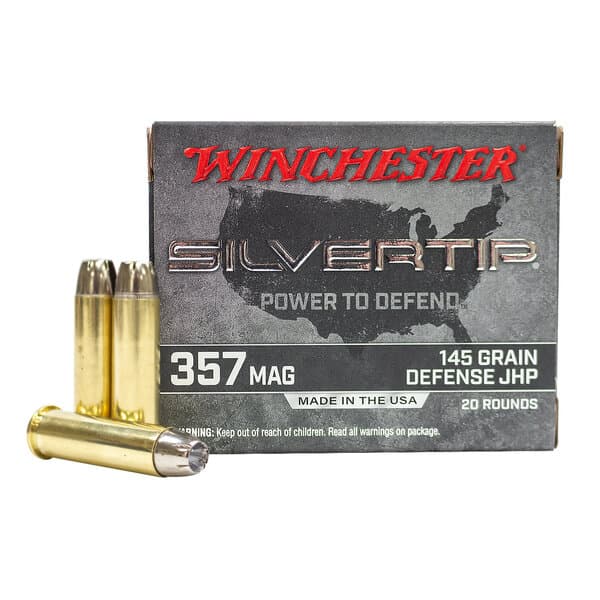 Winchester Silvertip 357 Mag 145gr Defense JHP 20rnd (W357ST) — Eagle Firearms