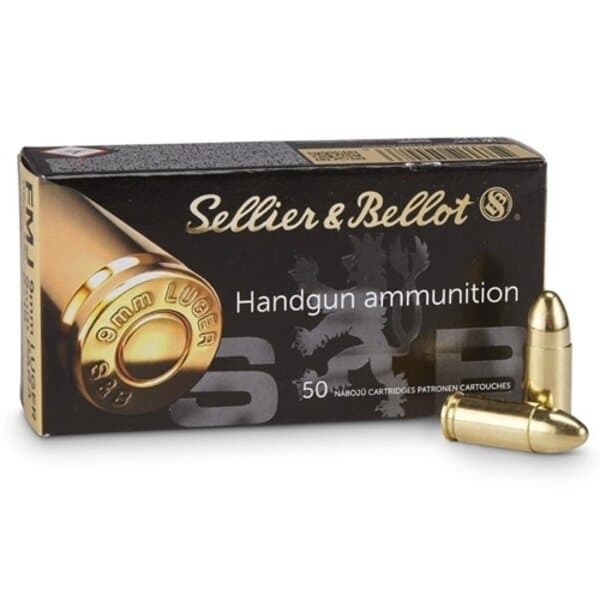 Sellier & Bellot 9mm PARA 115gr FMJ (310450) — Eagle Firearms
