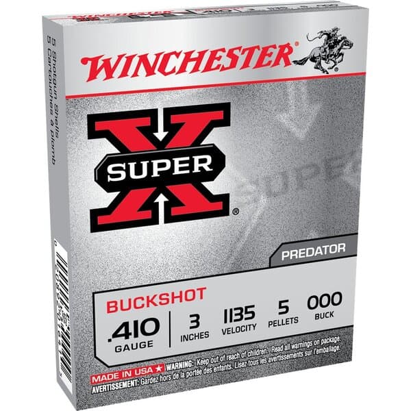 Winchester 410GA 3" 000 Buck 5rd box (XB413) — Eagle Firearms