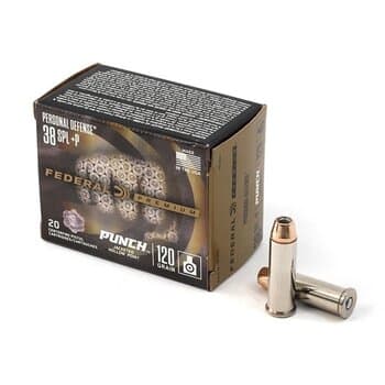 FEDERAL 38 Special +P 120gr Punch JHP Personal Defense 20ct — Bartons Big Country
