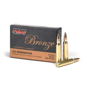 PMC Bronze 223 Rem. 55 Gr. FMJ – 20 Rounds — Dante Sports