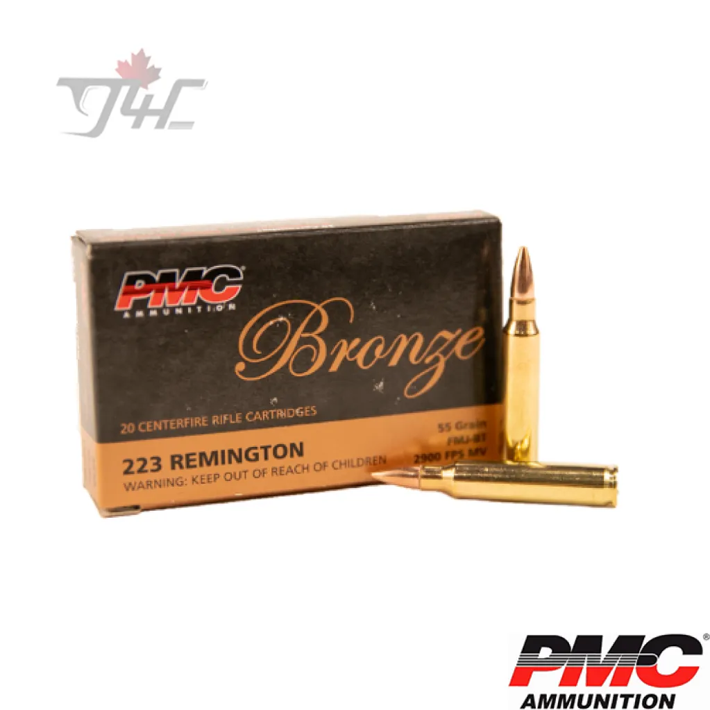 PMC Bronze .223 Rem 55gr. FMJ-BT 20rds — g4cgunstore