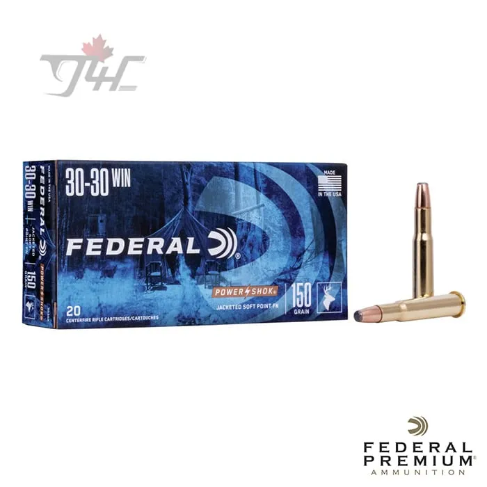 Federal Power-Shok .30-30 Win 150gr. SPFN 20rds — g4cgunstore