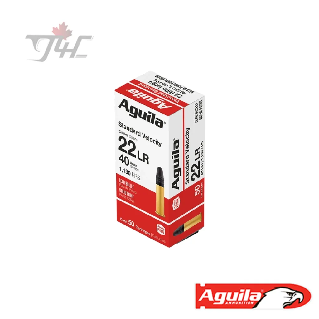 Aguila Super Extra Standard Velocity .22LR 40gr. LSP 50rds — g4cgunstore