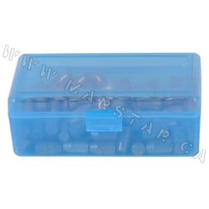 Clear Blue Plastic Utility Box (x1) — Marstar