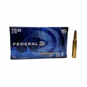 FEDERAL POWER-SHOK – .270 WIN. 150GR. SP BOX OF 20 270B — Marstar
