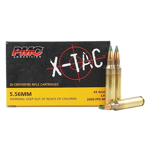 PMC Ammo, 5.56 NATO 62 Grain Green Tip, 20 Rounds — RDSC