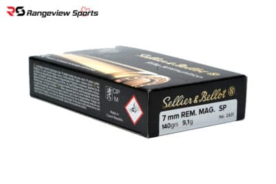 Sellier & Bellot 7mm Rem Mag Rifle Ammo, 140gr SP – 20Rds — Rangeview Sports