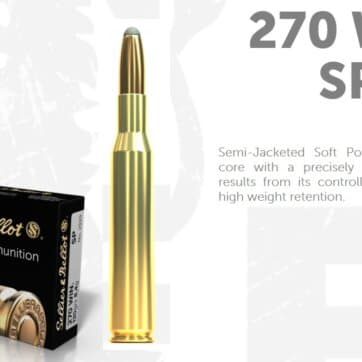S & B c.270 WIN. 130gr. SP, N-340752 — Western Metal